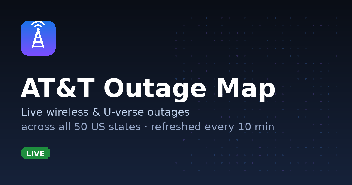 AT&T Outage in San Jose, CA — 1 Active Outage